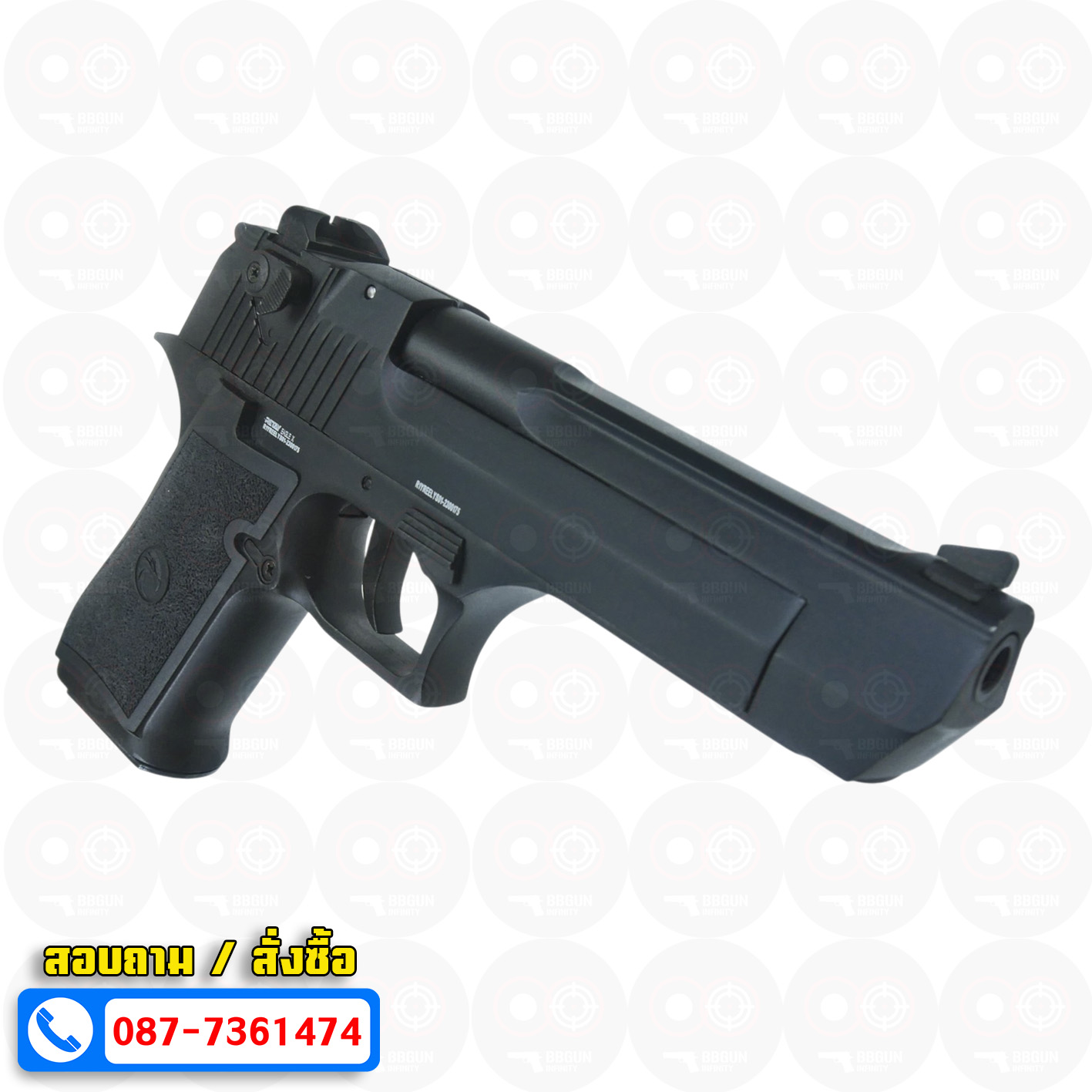 แบลงค์กัน RETAY EAGLE X Desert Eagle สีดำ Black BLANK GUN