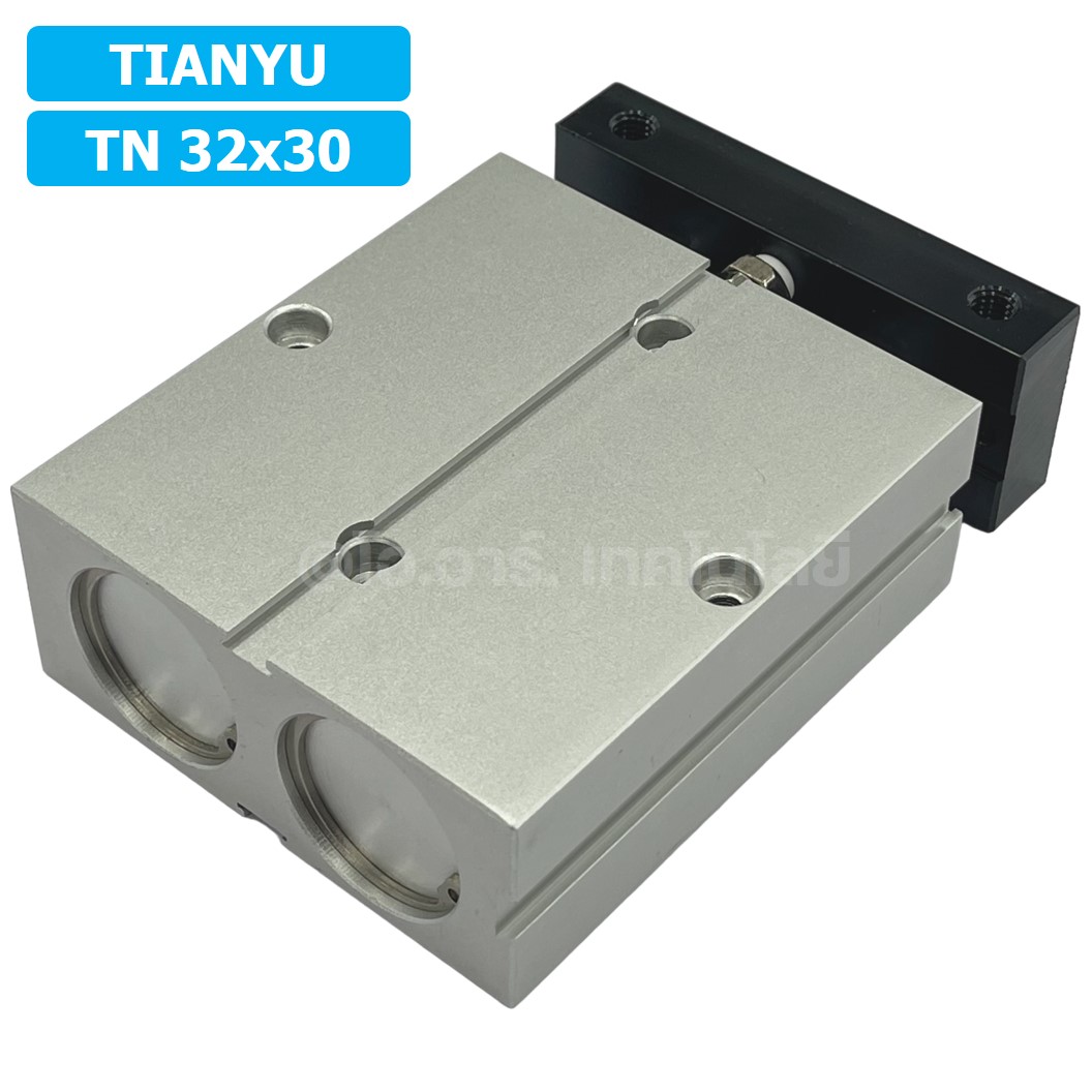 TN 32x30 กระบอกลม แบบแกนคู่ กระบอกลมคอมแพ็ค 2 แกน Twin-Rod Cylinder compact Double-shaft Air Pneumatic TN32x30