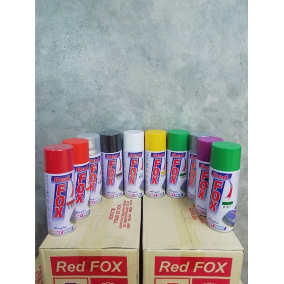 สีสเปรย์ Red FOX ขายส่งยกลัง ของแท้!!
