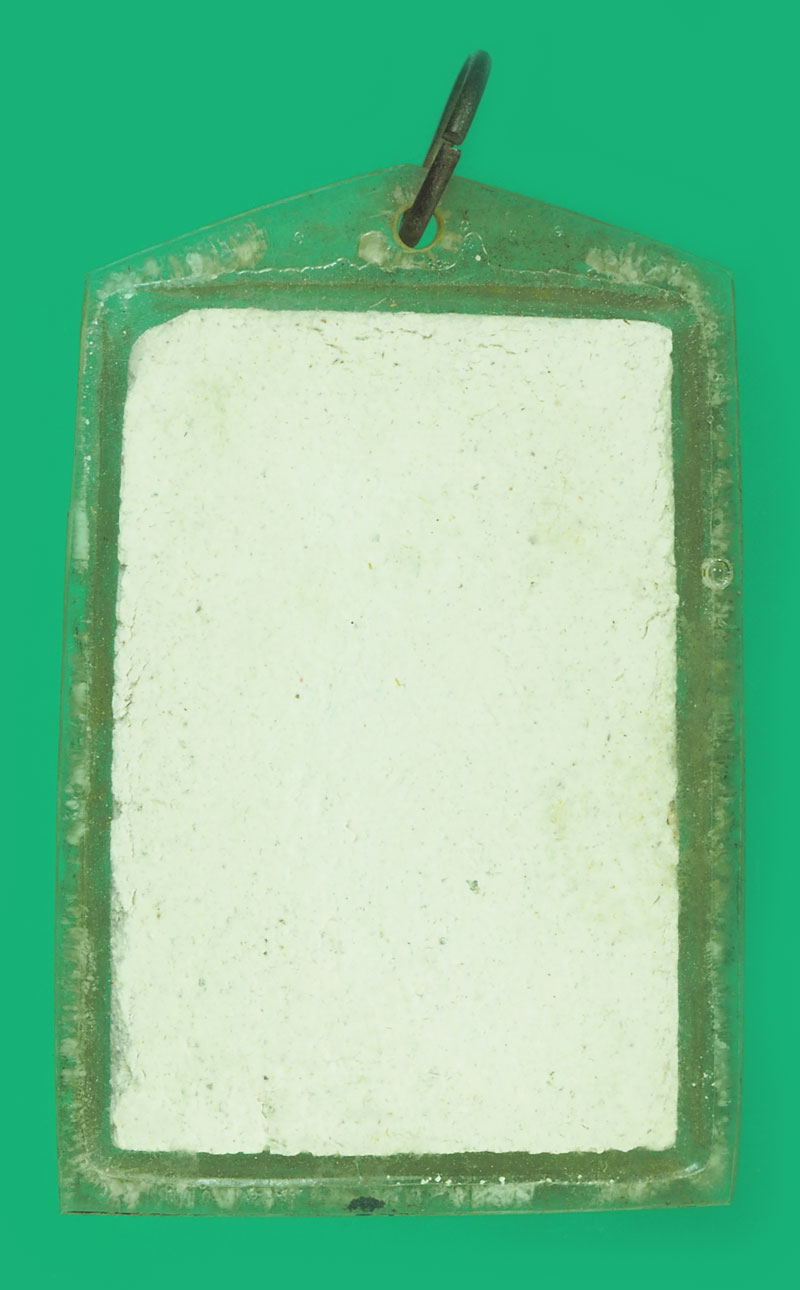 *38771 พระสมเด็จฐานสามชั้น เลี่ยมพลาสติกเก่า หลายสิบปี ไม่ทราบที่และปีสร้าง 9