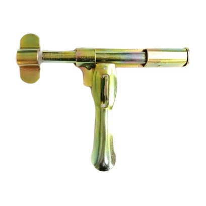 กลอนขวางประตูเหล็ก ขนาด 6 สีรุ้ง ซ้าย หรือ ขวา (ราคารวมแวท) กลอนขวางเหล็ก กลอนประตู กลอนเหล็ก กลอนประตูรั้วชุบรุ้ง