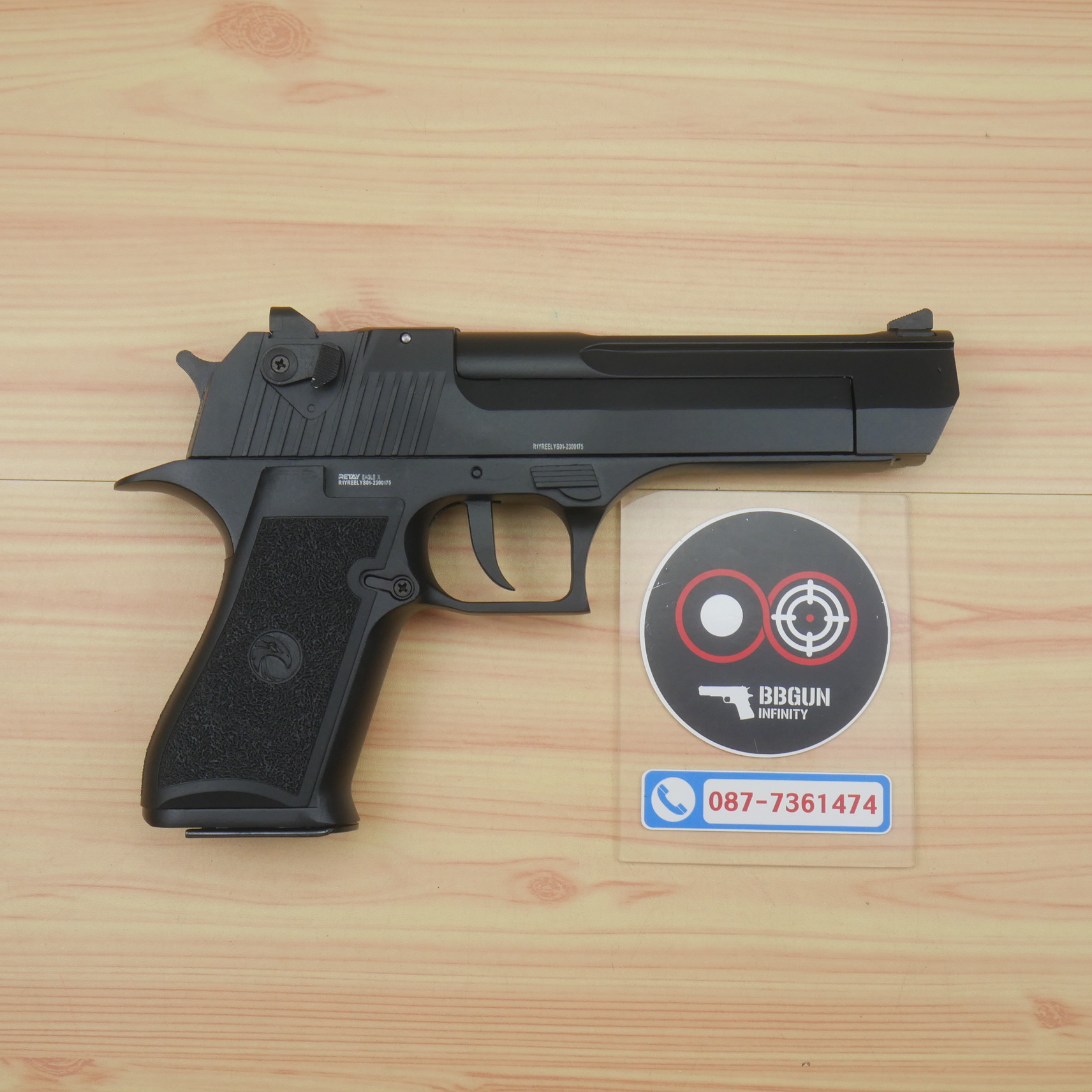 แบลงค์กัน RETAY EAGLE X Desert Eagle สีดำ Black BLANK GUN