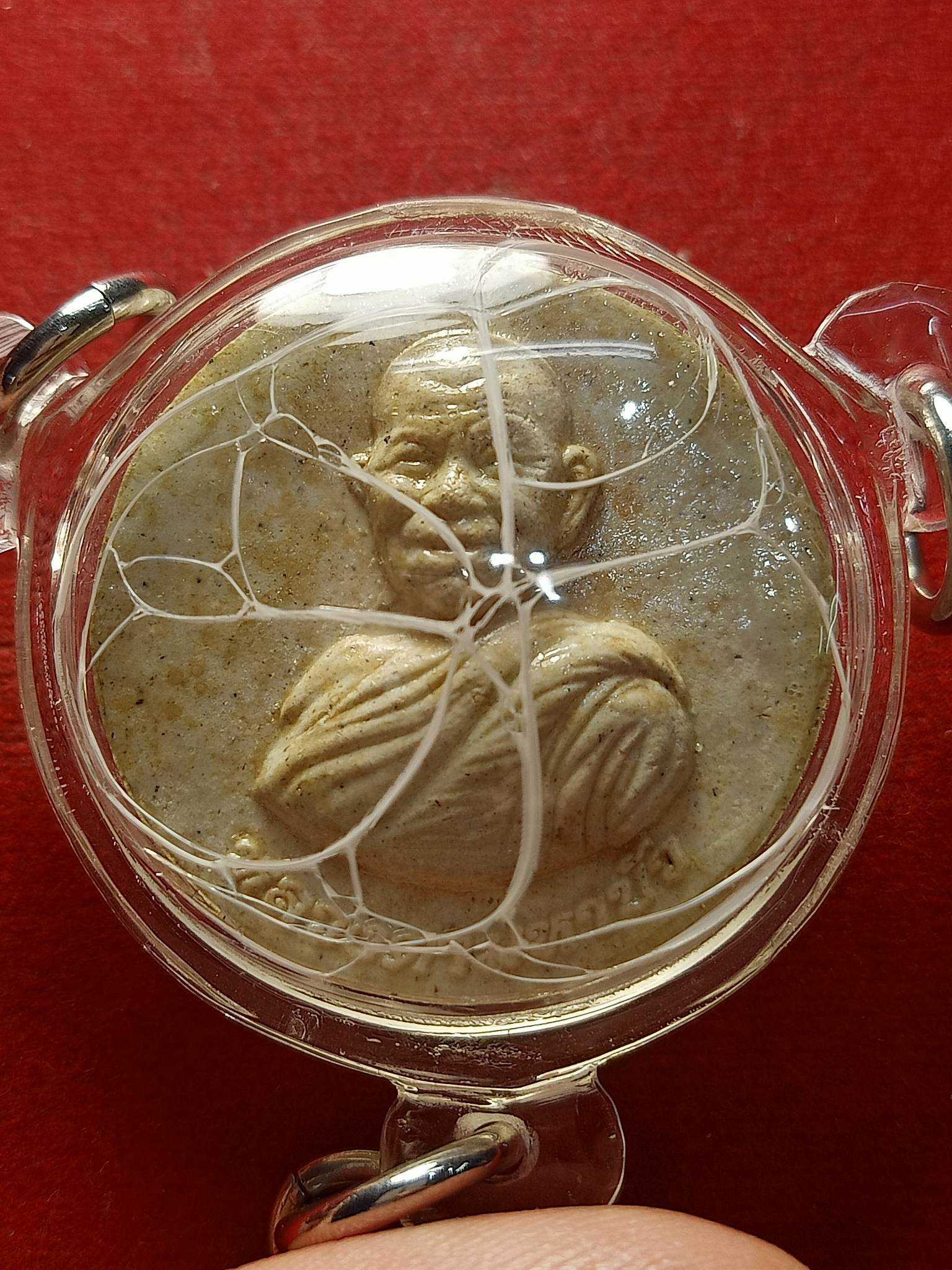 พระผงปางปฐมเทศนา หลวงตามหาบัว วัดป่าบ้านตาด จ.อุดรธานี (SKU-02659)