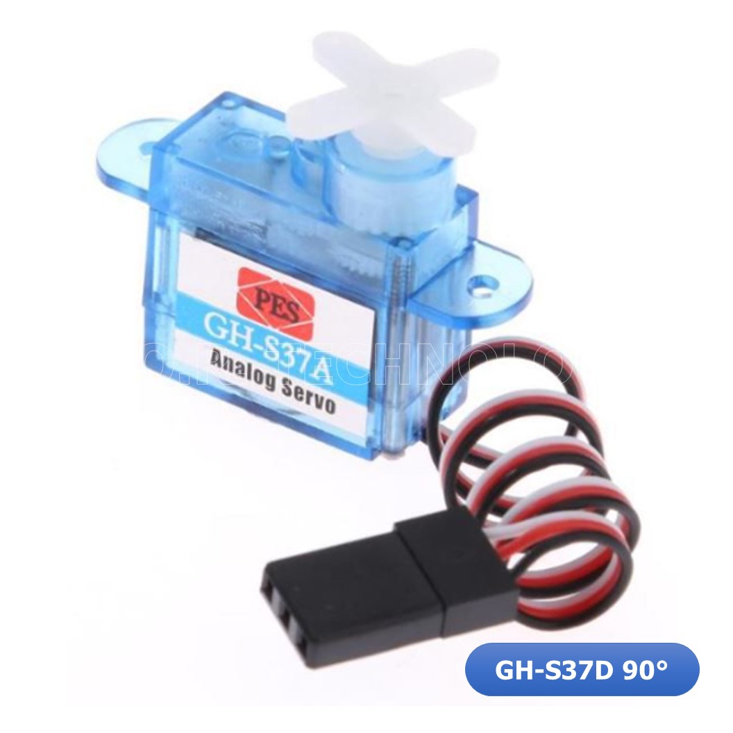(1ชิ้น) AA359 เซอร์โวมอเตอร์ Micro servo 3.7G GH-S37D 90 องศา