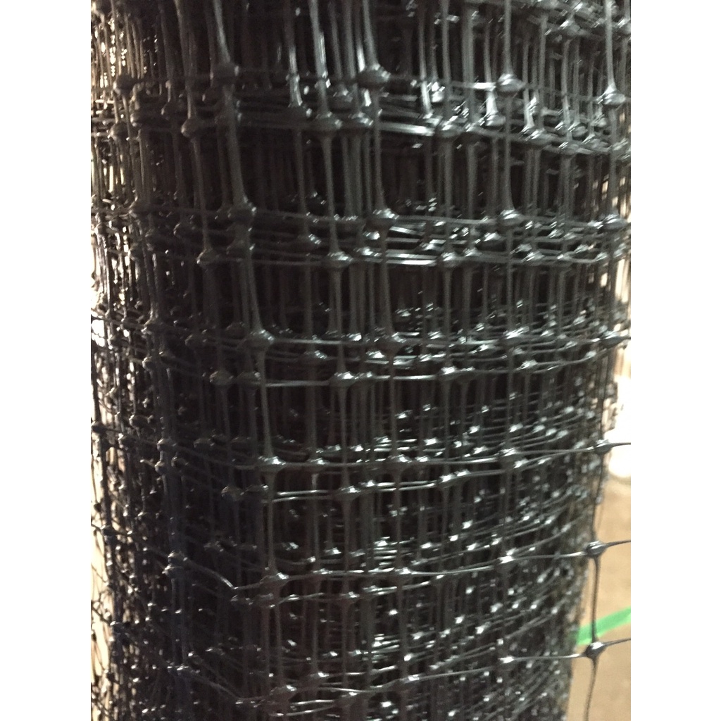 ตาข่ายเอ็นไก่ สี่เหลี่ยม ตา 3/4"x3/4" สีดำ (ราคารวมแวท) ตาข่ายล้อมไก่ ตาข่ายพลาสติก ไล่นกพิราบ ป้องกันนกพิราบ เอ็นล้อมกรงไก่