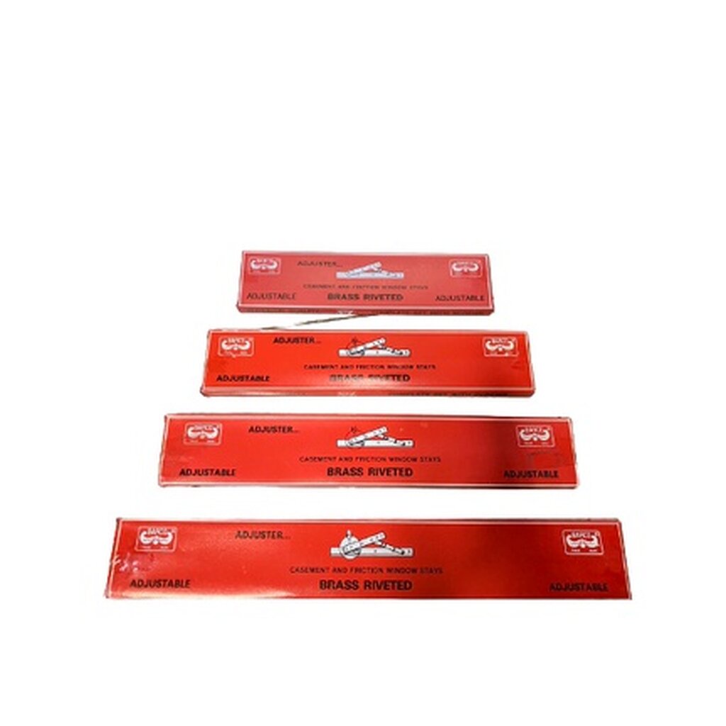 บานพับหน้าต่างสีเงิน BARCO (กล่อง: 1 ชุุด) พร้อมน็อต