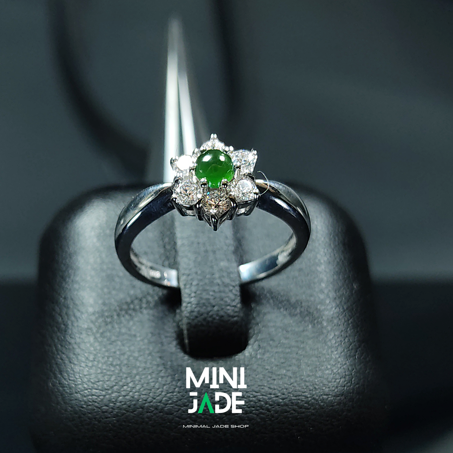 แหวนหยก jadeite เนื้อแก้วใส