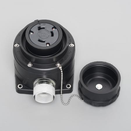 3661RW 3-Pole 3-Wire 60A 600V Waterproof Surface Receptacle IP65