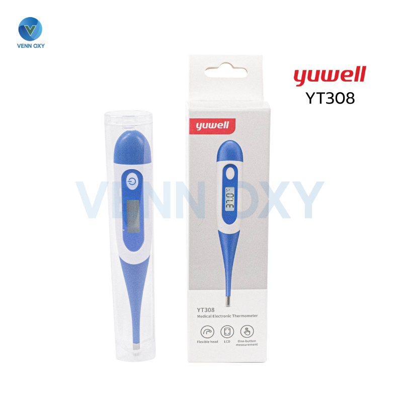 ปรอทวัดอุณหภูมิร่างกาย แบบดิจิตอล Yuwell รุ่น YT308