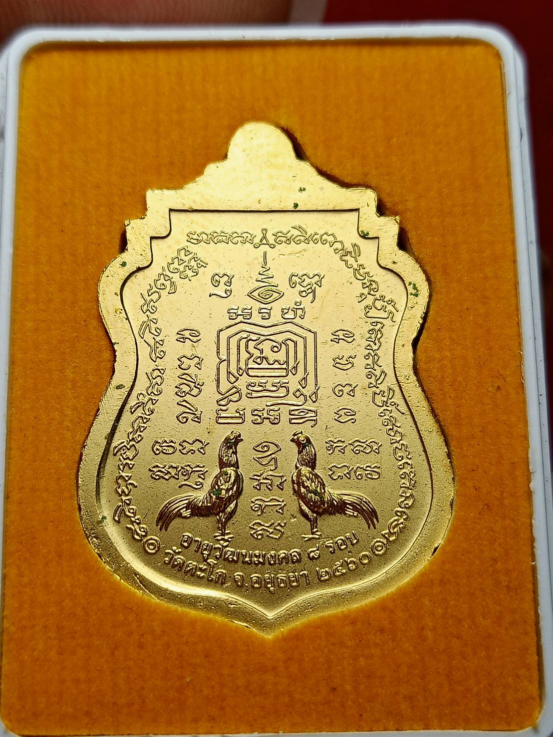 เหรียญหลวงพ่อรวย วัดตะโก จ.อยุธยา ปี 2560 พร้อมกล่อง (SKU-09147)