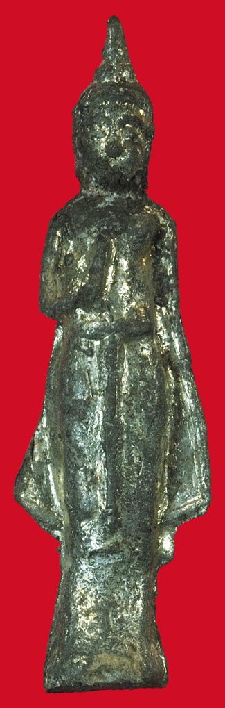 *37412 พระพุทธปางประทานพร กรุวัดสัมพันธ์วงศ์ เนื้อชินตะกั่ว 13