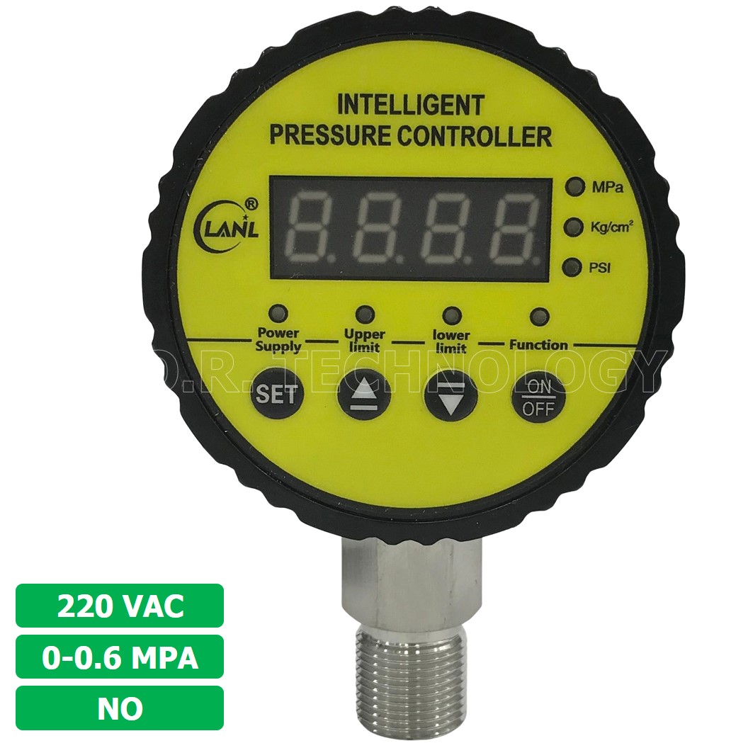 (1ชิ้น) LY-810 220VAC 0.6MPA สวิทช์แรงดันดิจิตอล เกจวัดแรงดันดิจิตอล Intelligent Pressure Controller Digital Pressure switch เครื่องวัดความดันดิจิตอล