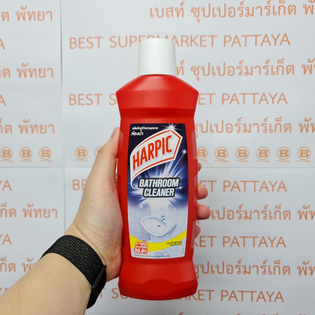 ฮาร์ปิค ผลิตภัณฑ์ทำความสะอาดห้องน้ำ 450 มล. Harpic Bathroom Cleaner 450 ml.