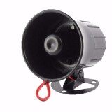 ไซเรน เสียงไฟฟ้า เสียงเตือน ลำโพงไซเรน ไฟฟ้า DC12V 15W