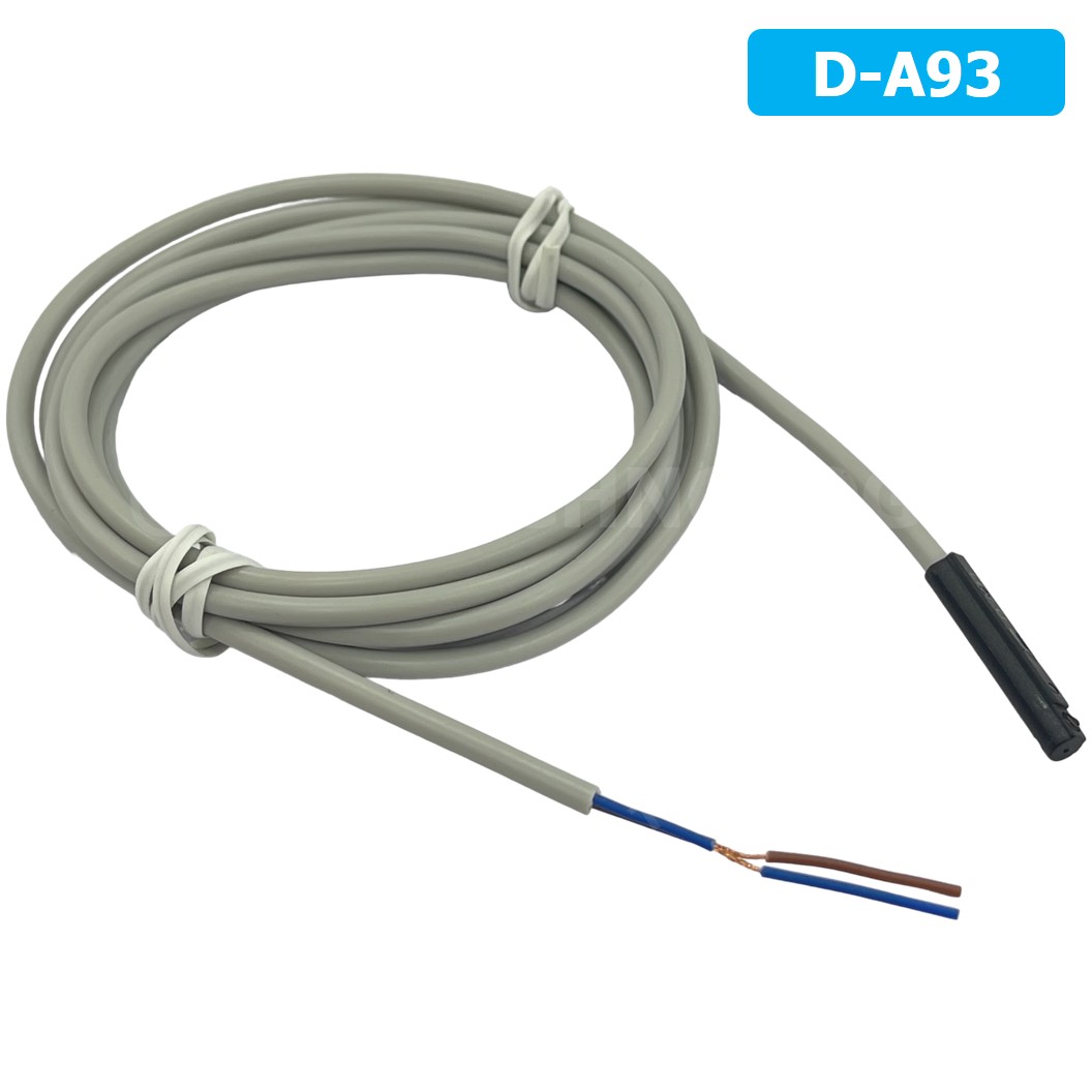 HUGONGELE D-A93 เซนเซอร์กระบอกลม หรีดสวิตช์ Magnetic Sensor Reed Switch เซนเซอร์แม่เหล็ก for Pneumatic Cylinder