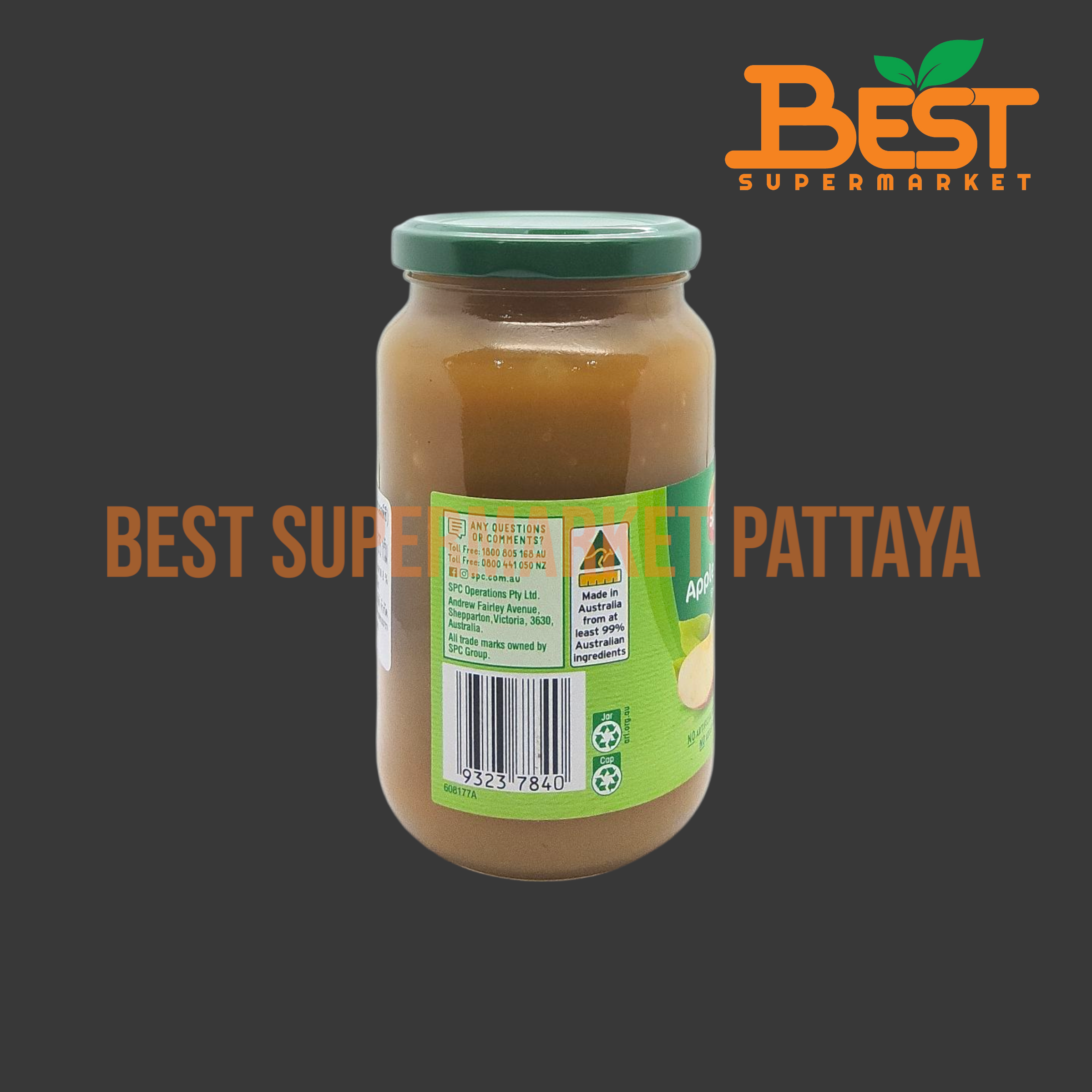 เอสพีซี แอปเปิ้ลซอส 375 กรัม. SPC Australian Apple Sauce 375 g.