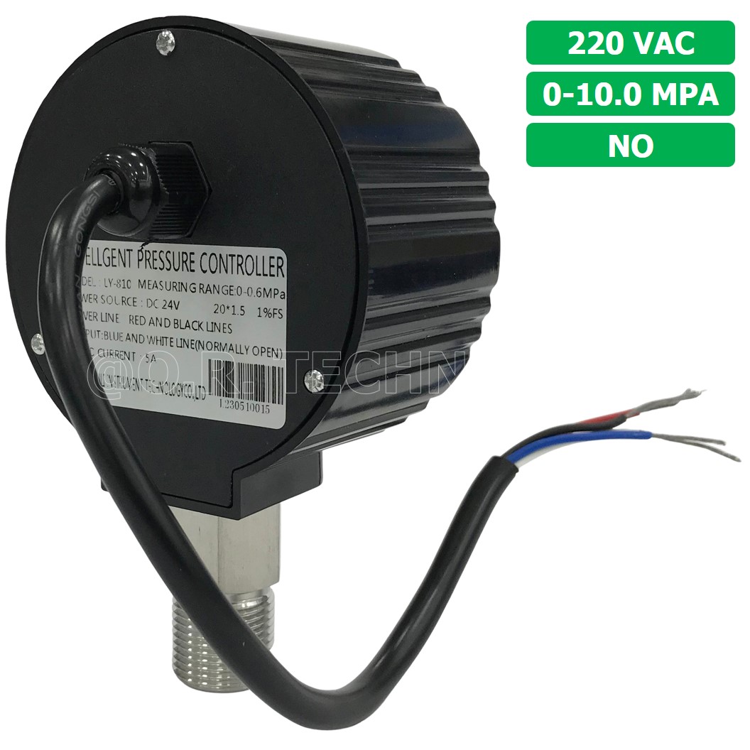 LY-810 AC220V 10.0MPA สวิทช์แรงดันดิจิตอล เกจวัดแรงดันดิจิตอล Intelligent Pressure Controller Digital Pressure switch เครื่องวัดความดันดิจิตอล