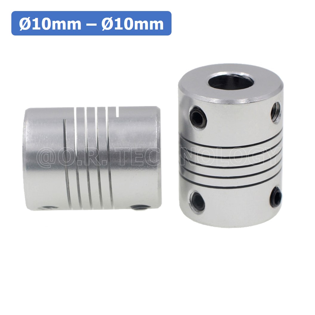 (1ชิ้น) KR459 10-10 คัปปลิ้ง ข้อต่อเพลามอเตอร์ คัปปิ้ง มอเตอร์ ข้อต่อแกนมอเตอร์ Elastic Coupling ขนาดรูเพลา 10mm-10mm