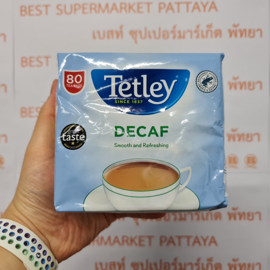 เท็ตเล่ ชาดำอบแห้ง 80 ซอง Tetley Tea 80 Tea Bags