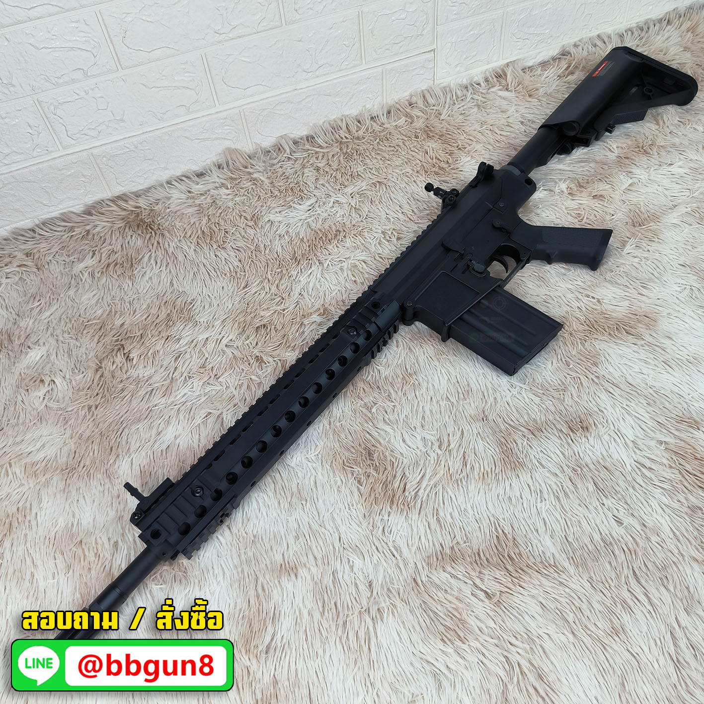 บีบีกันไฟฟ้า E&C 910 S2 SR25K บอดี้โลหะ BB GUN