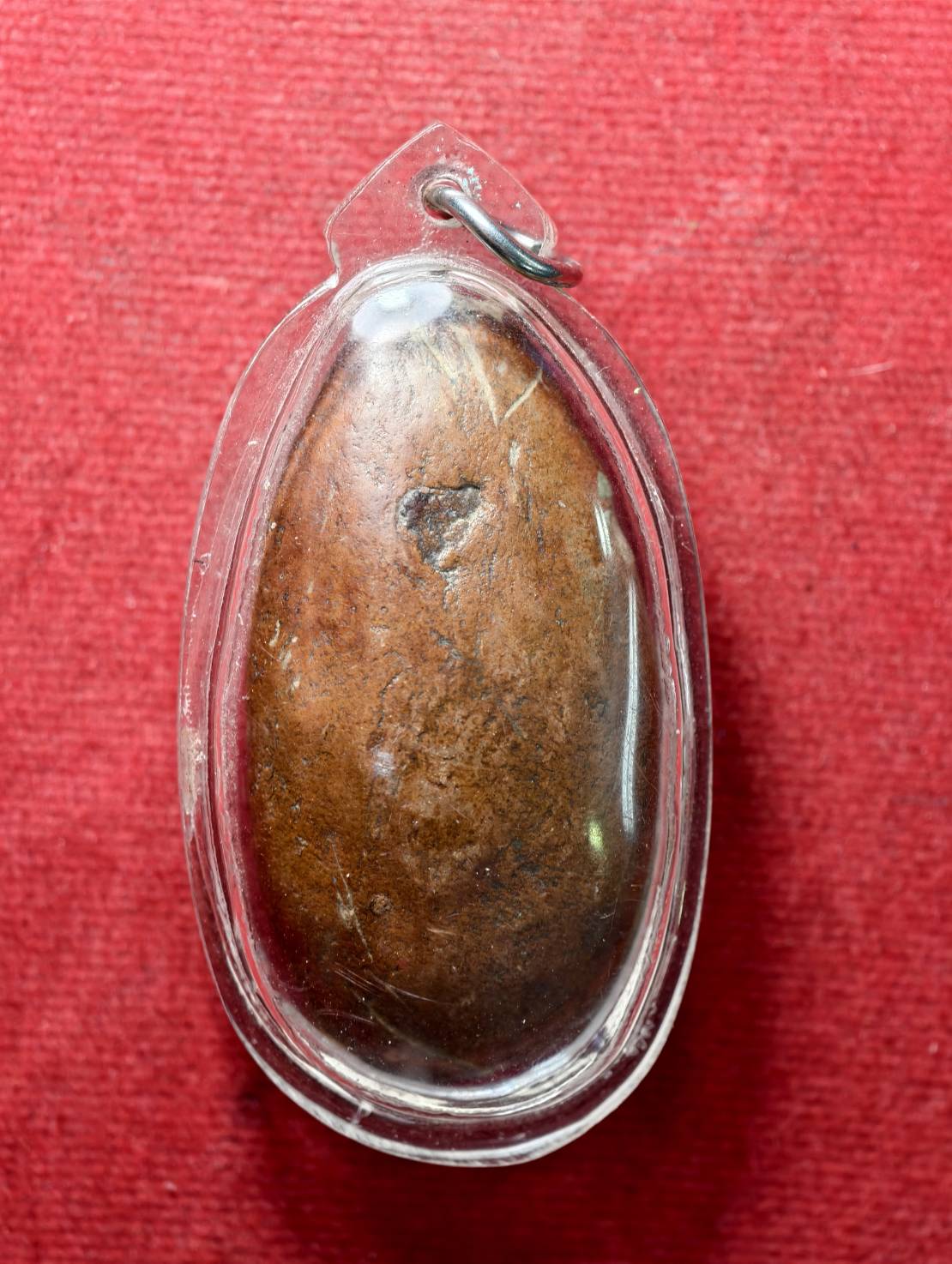 พระขุนแผนไข่ผ่าซีก สูง 5 ซม. หลวงพ่อดี วัดพระรูป จ.สุพรรณบุรี (SKU-13786)