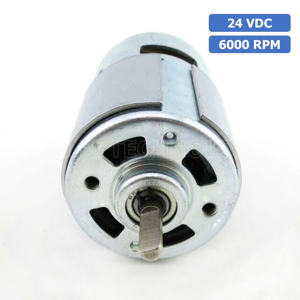(1ชิ้น) JB185 มอเตอร์ 775 24VDC 6000RPM มอเตอร์ความเร็วสูง มอเตอร์สว่าน แกนขนาด 5mm DC Motor 775 D Shaft