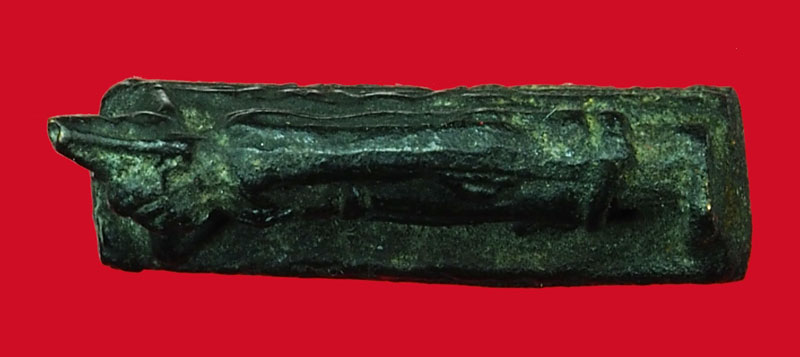 *35936 พระพุทธไสยาสน์ เนื้อทองเหลือง รมดำเก่ายุคปี พ.ศ. 249X ไม่ทราบที่และปีสร้าง 8