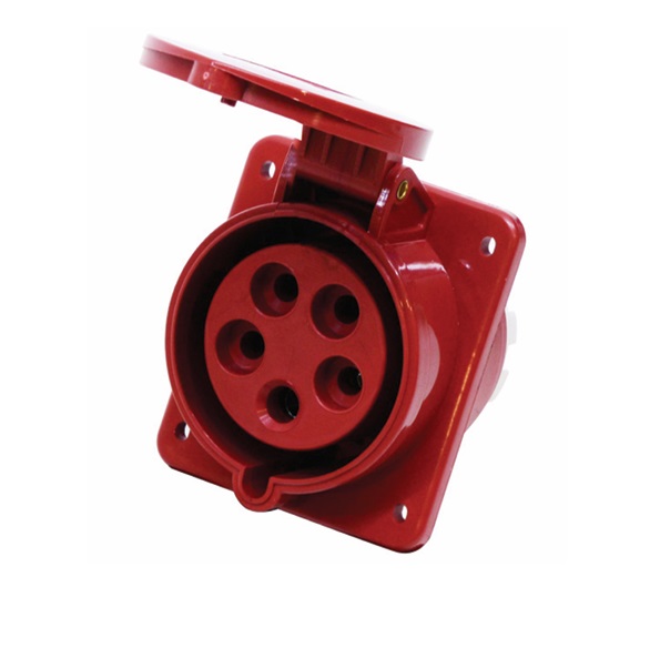 "DAKO"HTN315 ปลั๊กตัวเมียฝังเฉียง 3P+N+E 16A 400V IP44 DAKO