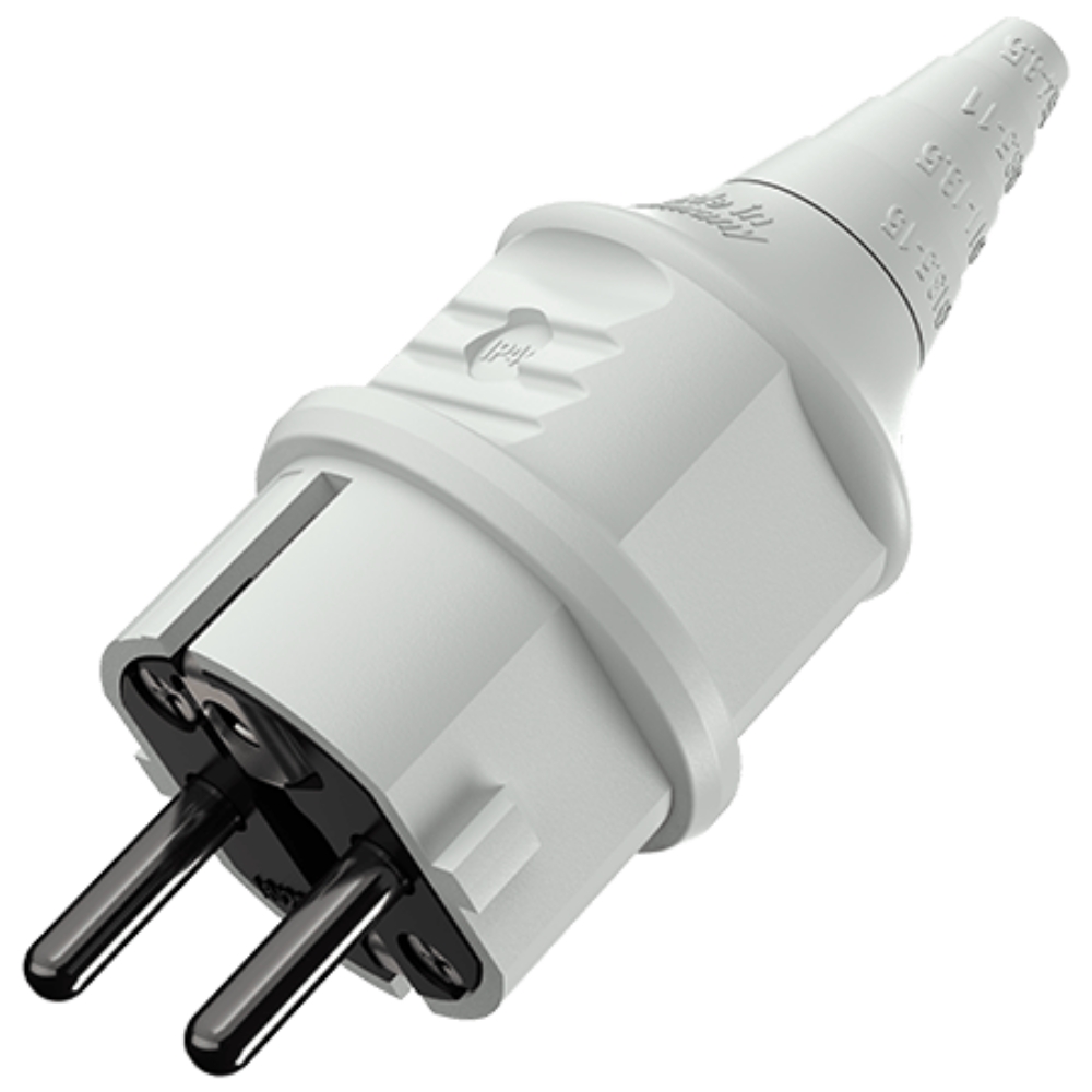 10749 MENNEKES grey ปลั๊กตัวผู้ รุ่น SCHUKO (2P+E) 16A 230V IP44 (Plug SCHUKO® 10749)