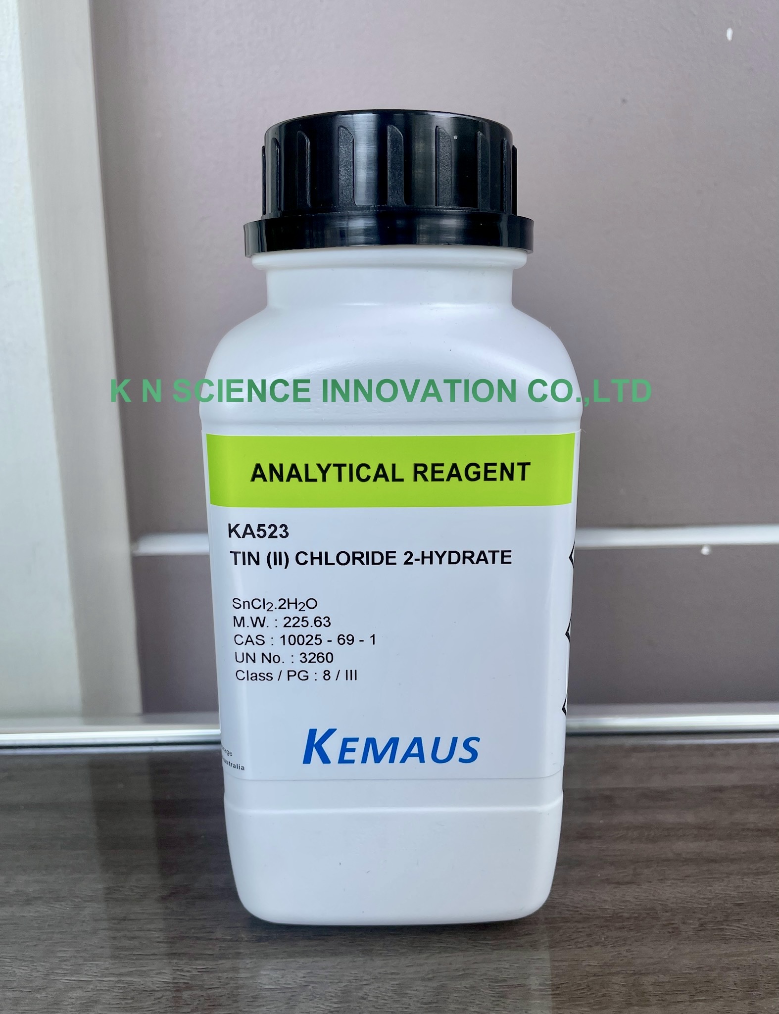 TIN (II) CHLORIDE, dihydrate ( Stannous Chloride ), AR, 500 GM ,KemAus KA523