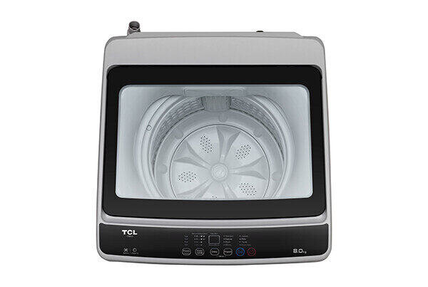 TCL เครื่องซักผ้าอัตโนมัติฝาบน ขนาด 8 Kg. รุ่น F708TLG สีเทา