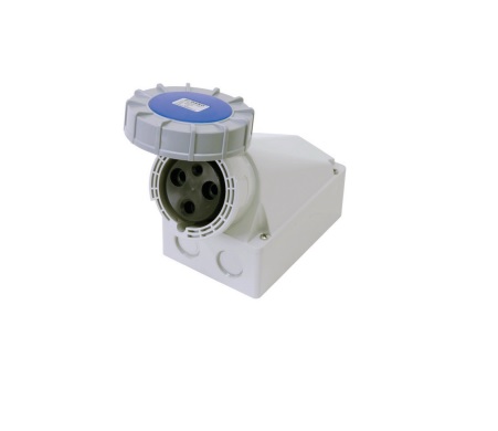 HTN1331 ปลั๊กตัวเมียติดลอย 2P+E 63A 230V IP67 6h "DAKO"
