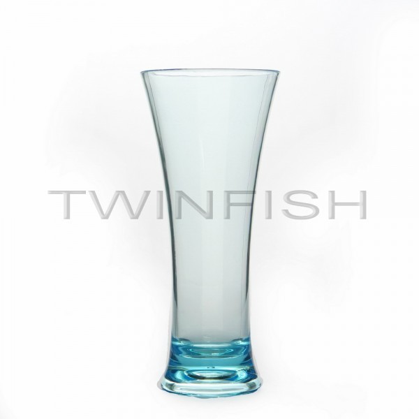 TPC-1B แก้วพลาสติกใสทรงสูงสีฟ้า