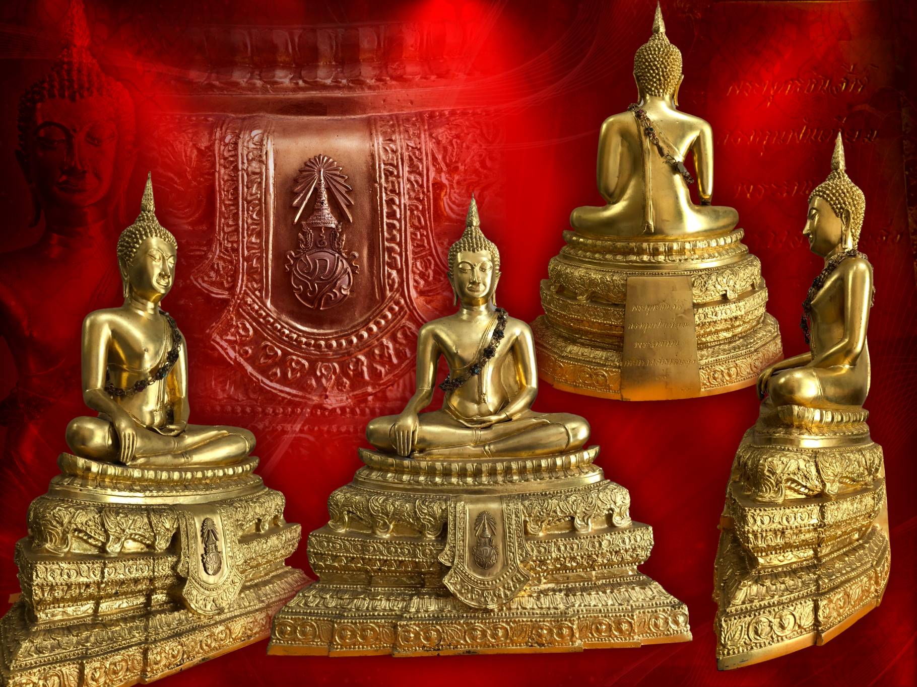 พระบูชาพุทธชินสีห์ ภ.ป.ร. ปี 2548 วัดบวรนิเวศวิหาร ขนาดหน้าตัก 9 นิ้ว ปิดทอง ด้านหน้าประดิษฐานพระปรมาภิไธยย่อ ภปร. ส่วนด้านหลังสลักโค๊ต 80 อันหมายถึง 80 พรรษา พระบาทสมเด็จพระเจ้าอยู่หัว รัชกาลที่ 9 และหมายเลขประจำองค์พระ องค์นี้ นัมเบอร์สวยสุด ๆ No. ๘๐๔