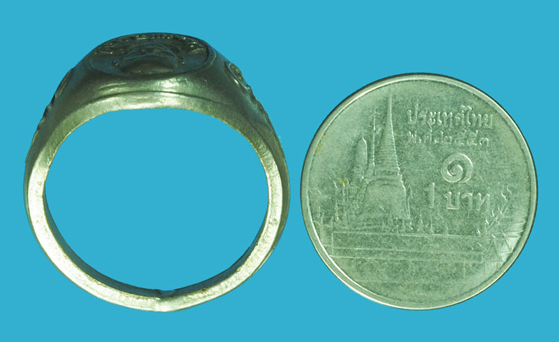 *38870 แหวนหลวงพ่อผ่อง ชุบนิเกิล ไม่ทราบที่และปีสร้าง 3