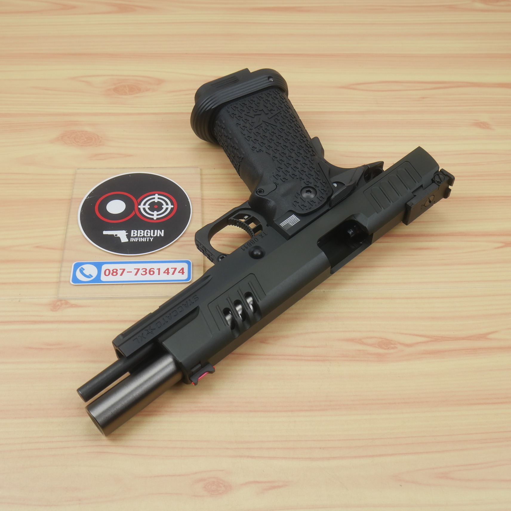 ปืนบีบีกันอัดแก๊ส Army Armament R611 STACCATO XL 2011 BB GUN