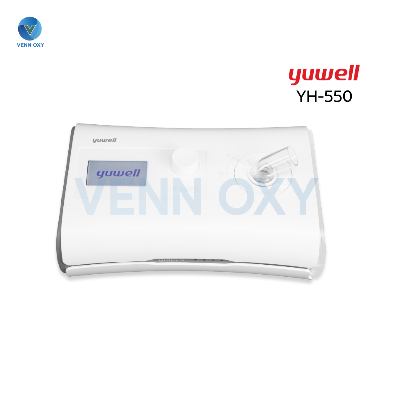 เครื่องช่วยหายใจชนิดแรงดันบวกต่อเนื่อง แบบปรับแรงดันอัตโนมัติ Auto CPAP ยี่ห้อ Yuwell รุ่น YH-550