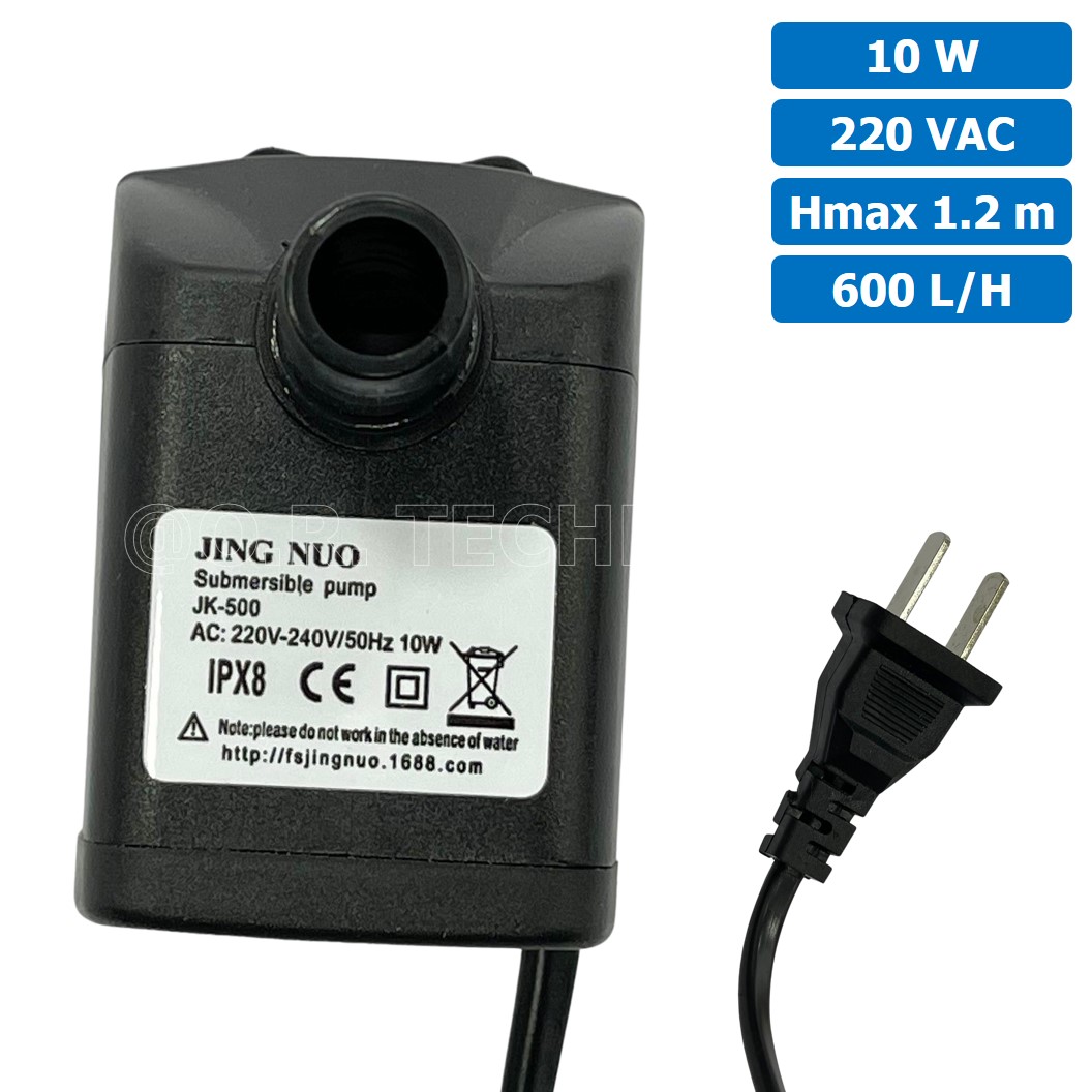 JING NUO ปั๊มน้ำ ปั๊มแช่ ปั๊มพัดลมไอเย็น 220V 3W/4W/5W/8W/10W/16W/20W/25W/35W/45W Water pump Submersible Pump JINGNUO