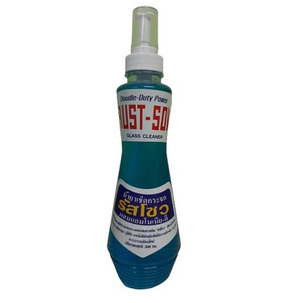 น้ำยาเช็ดกระจก RUST-SOV ขนาด 300 ml. (ราคารวมแวท) น้ำยาเช็ดกระจก ขจัดคราบน้ำบนกระจก ขจัดคราบฝังแน่นบนกระจก {2003730201}