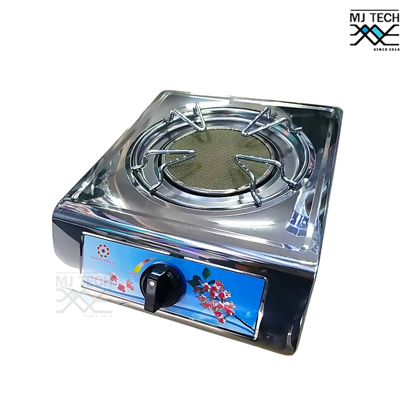 THAI FLOWERS เตาเเก๊สตั้งโต๊ะหัวเดี่ยว หัวเตาอินฟราเรด เตาเเก๊ส รุ่น IF-158