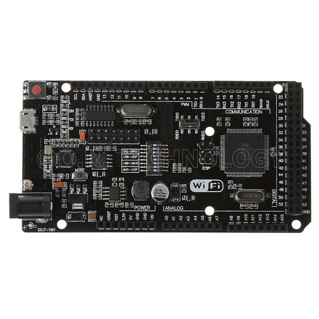 (1ชิ้น) AA327 บอร์ดรวม Arduino WIFI R3 ATMEGA2560 + ESP8266 USB-TTL CH340G NodeMCU MEGA2560