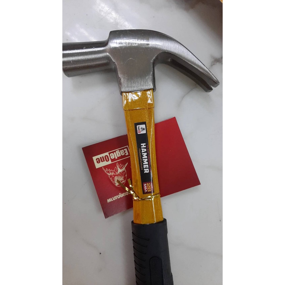 ค้อนหงอนด้ามไฟเบอร์ EAGLE ONE ขนาด 18มม. และขนาด 29มม. หัวปัดเงา (ราคารวมแวท)