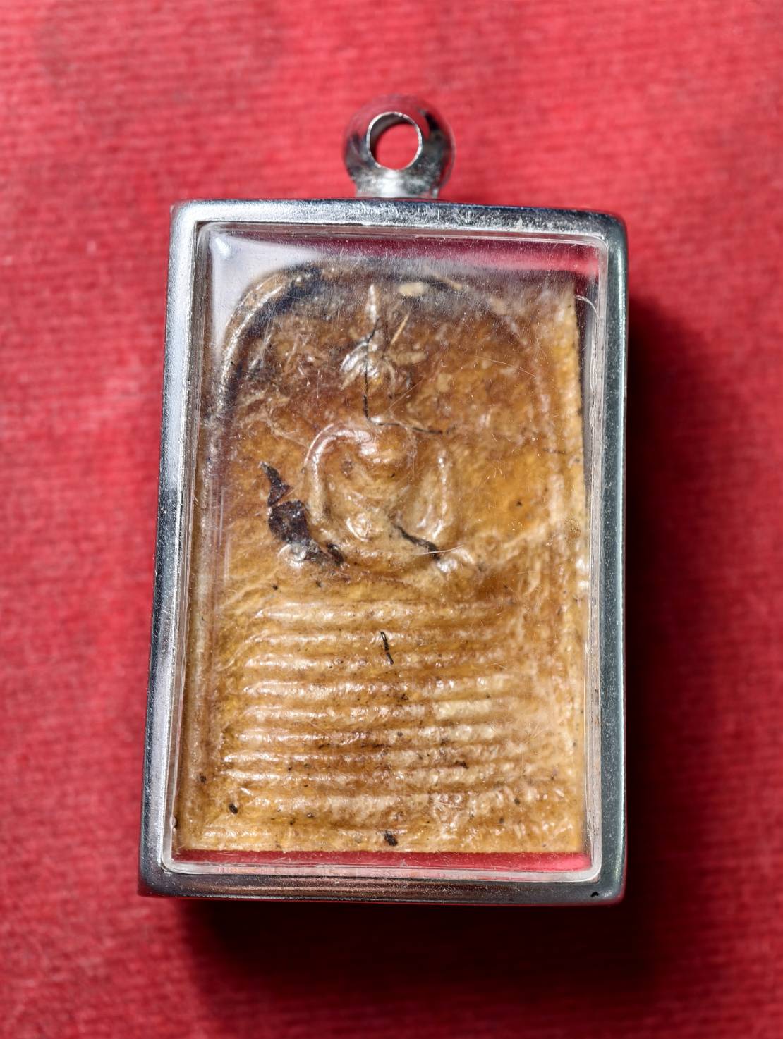 พระสมเด็จหนังช้าง หลวงปู่หงษ์ พรหมปัญโญ วัดเพชรบุรี จ.สุรินทร์ (SKU-13745)