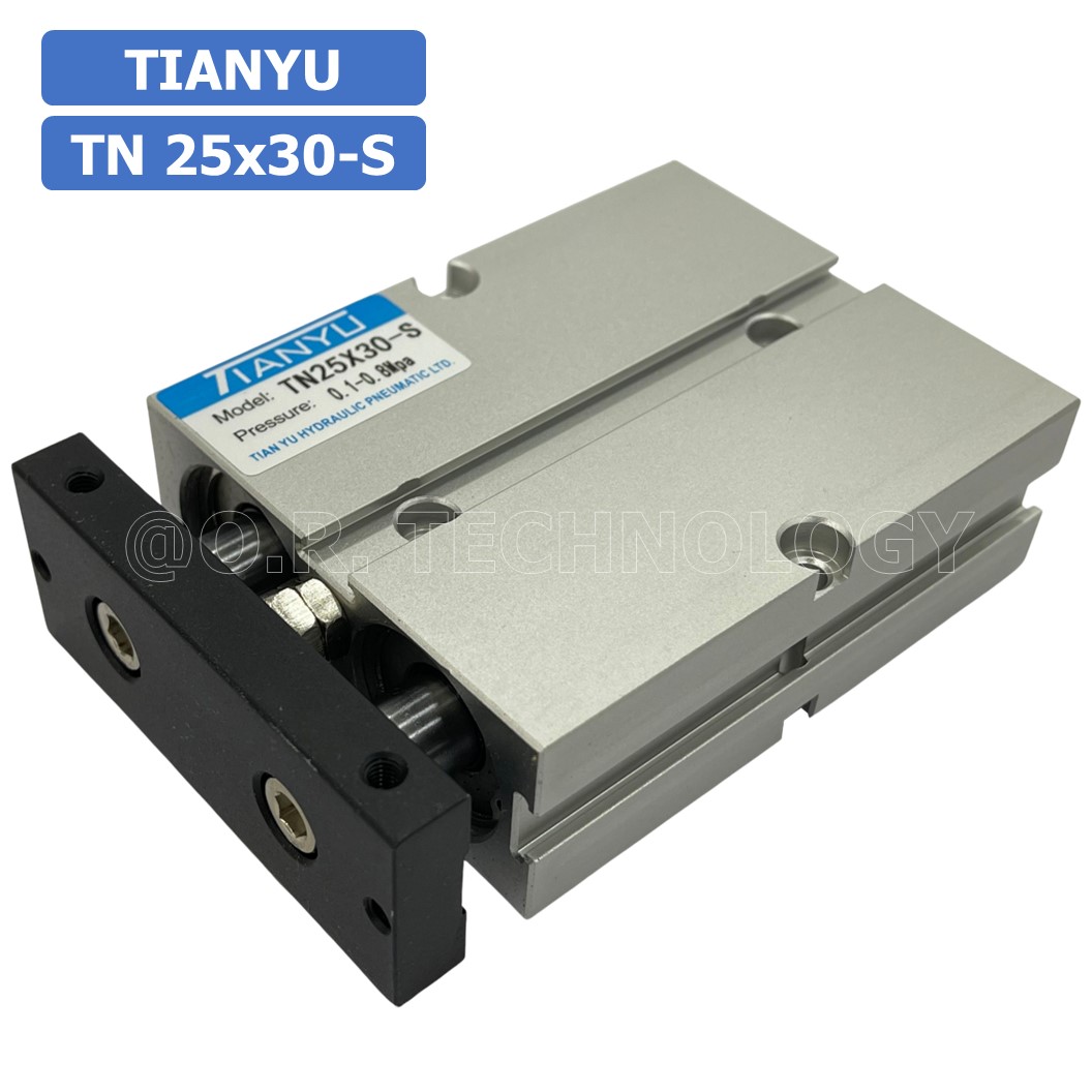 (1ชิ้น) TN 25x30-S กระบอกลม แบบแกนคู่ กระบอกลมคอมแพ็ค 2 แกน Twin-Rod Cylinder compact Double-shaft Air Pneumatic