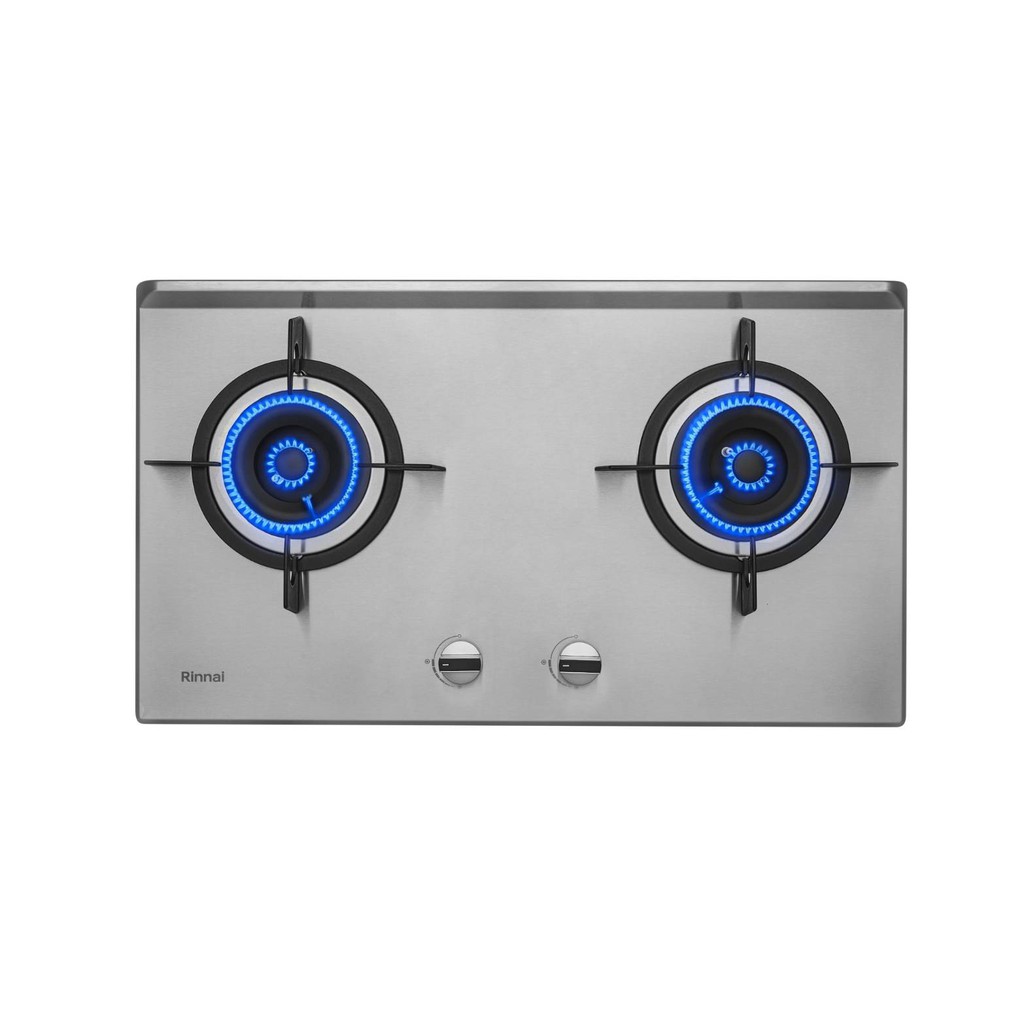 Rinnai เตาฝัง 2 หัวเตา สแตนเลส รุ่น RB-27HS ระบบเซฟตี้ รุ่นใหม่มาแทน รุ่น RB-712N-S (เลือกหัวปรับได้)