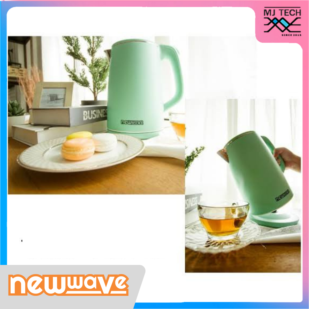 NEWWAVE กาต้มน้ำไฟฟ้า ขนาด 1.5 ลิตร กำลังไฟ 1,500 วัตต์ รุ่น KT-1500
