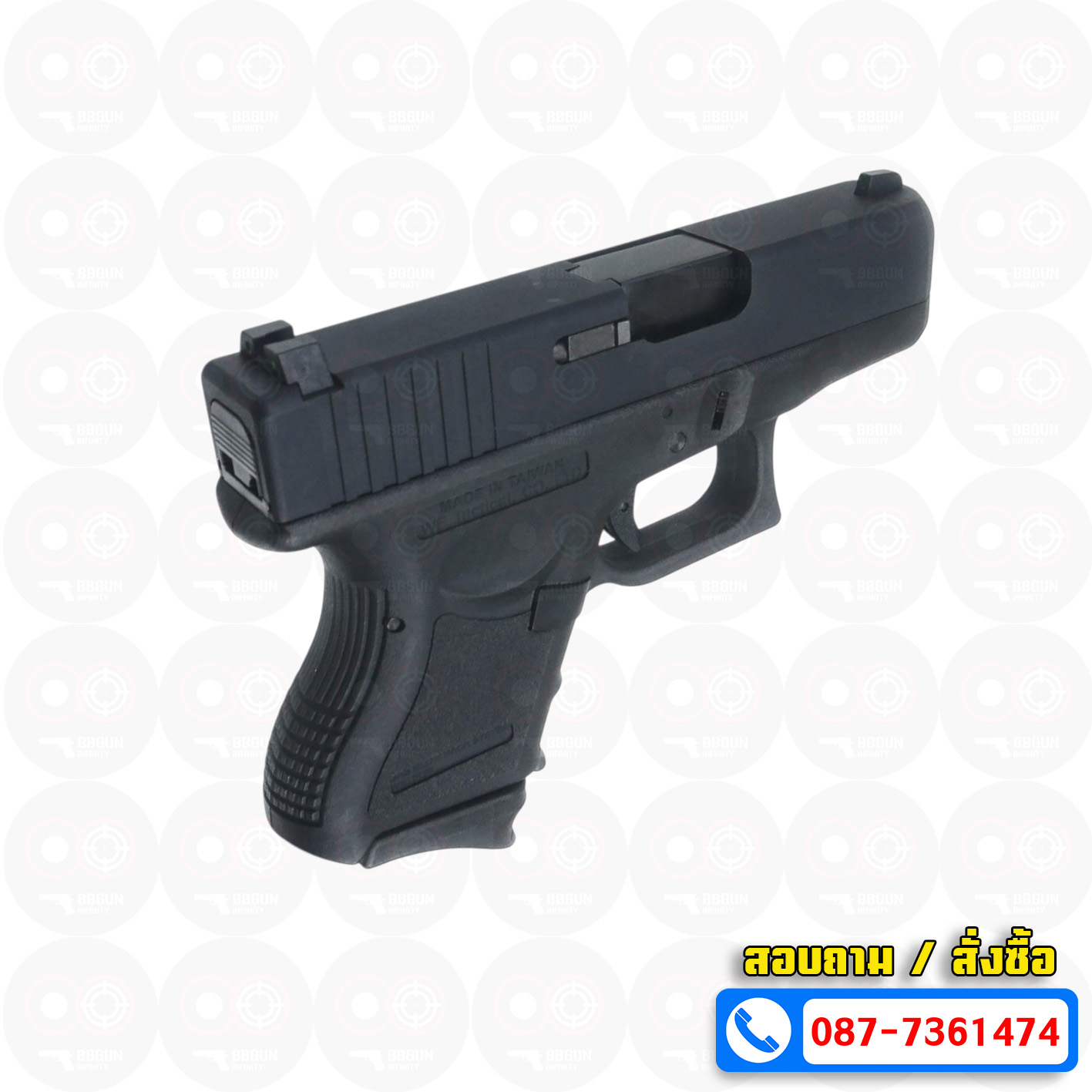 ปืนบีบีกันอัดแก๊ส WE G26 Gen3 GBB (Black) (Full Auto)