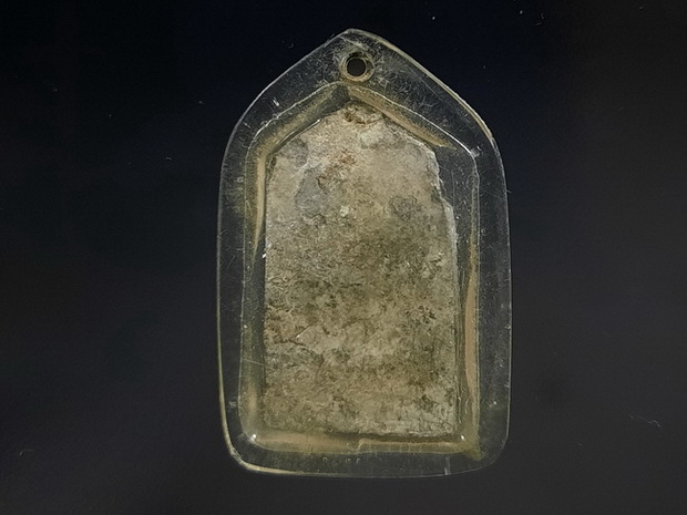 *33174 พระร่วงนั่งกรุช่างกล ลพบุรี พิมพ์ตัดเดี่ยว เนื้่อชินเงิน 13