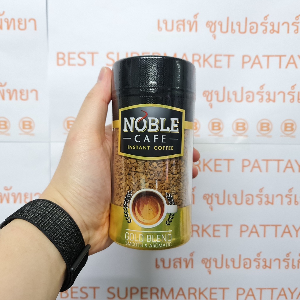 โนเบิล คาเฟ กาแฟสำเร็จรูปชนิดฟรีซดราย 100 กรัม Nobel Cafe Instant Coffee 100 g.