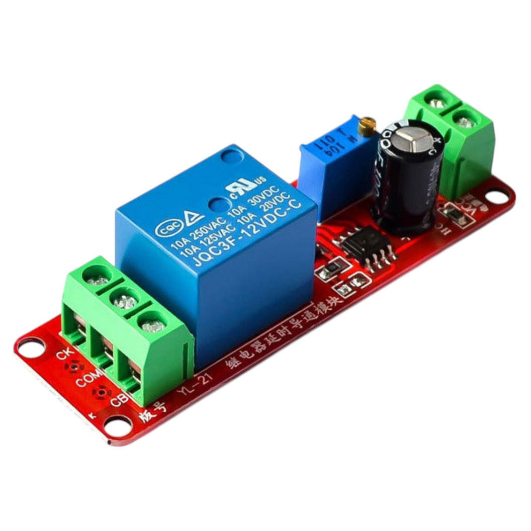 NE555 5V/12V รีเลย์ หน่วงเวลาเปิด/ปิด Delay Relay Module Time Delay Switch Delay Timer Relay 1-10s Fixed DC 5VDC/12VDC โมดูลรีเลย์หน่วงเวลา